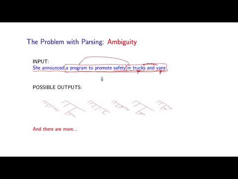 Natural Language Processing by Michael Collins, Columbia University P26  05 Con