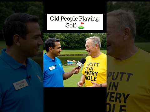 Old People Playing Golf ⛳️😅      (Veo 3)