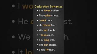 Declarative Sentences in English | Speak Clearly and Confidently with Simple Examples