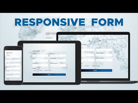 How to Create Responsive Form in HTML and CSS