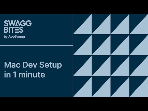 Mac Dev Setup in 1 minute