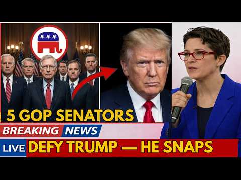 GOP REVOLT: 5 Named Senators DEFY Trump — He Demands They NEVER Win Again