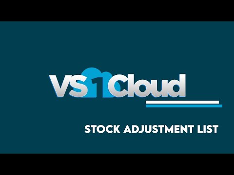 Stock Adjustment List