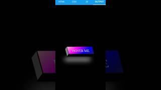 3D button in CSS. #html #css #webdesign #coding #onlineearning