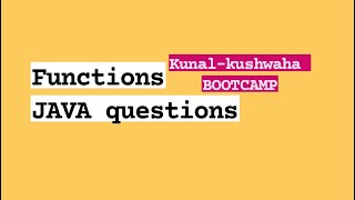 04-functions DSA with Kunal