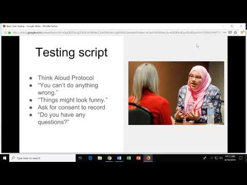 Basics of User Testing