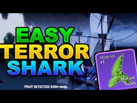fighting the terror shark for the first time