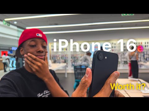The NEW IPHONE 16e is in South Africa !! ( is it worth it? )