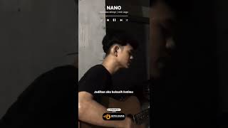 Cover Lirik Lagu Nano - Sebatas Mimpi.