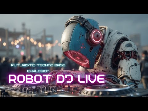 Futuristic Techno Bass Explosion | Robot DJ Live Performance at Epic Festival Set 2025