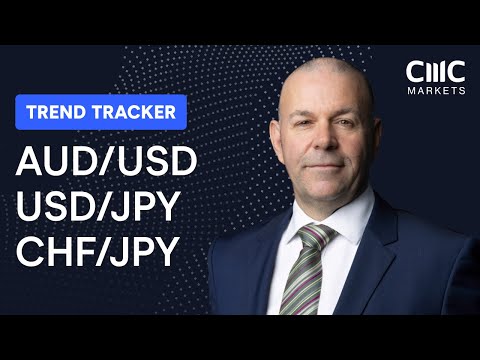 Trading Strong Trends: AUD/USD, USD/JPY, and CHF/JPY (Forex Technical Analysis)
