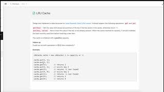 LeetCode Day 24 - LRUCache (C++)