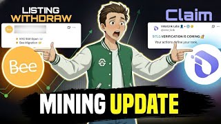 Bee Network Mining New Update | Bee Network Withdrawal | Interlink Network Listing & Claim Update 