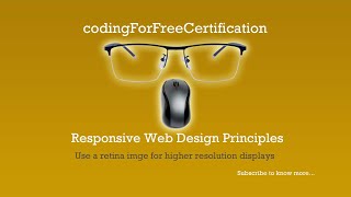 Responsive Web Design Principles | Use a Retina Image | freeCodeCamp | 3 of 4