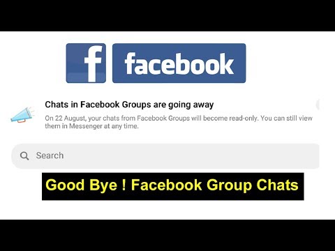 Chat In Facebook Groups Are Going Away On 22 August , Good Bye Facebook Group Chats