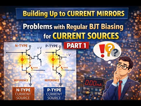 Why Simple BJT Biasing Fails as a Current Source | Building Up to Current Mirrors (Part 1)