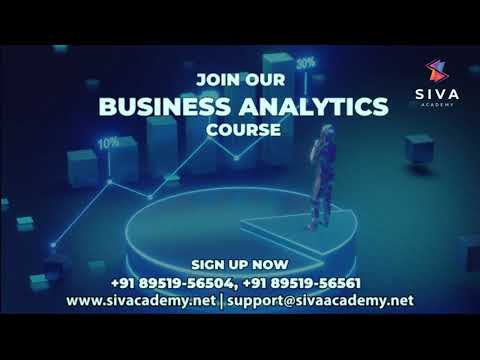 Business Analytics | Siva Academy