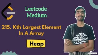 Kth Largest Element in an Array | Leetcode daily challenge | Leetcode Medium | Heap | Priority Queue
