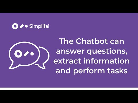 AI solution for chat - The Chatbot can answer questions, extract information and perform tasks