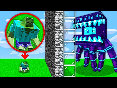 I Made Mobs CHANGE SIZE in a MOB BATTLE!