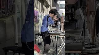 Track Making on the street #clap #clapping #accordion #trackmaker #trackmaking #percussion #ableton