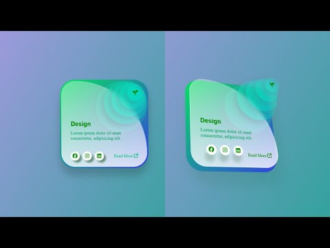 How To Make 3D Card Hover Effects Using Html and CSS