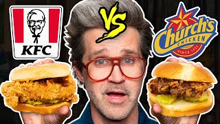 KFC vs. Church's Chicken Taste Test