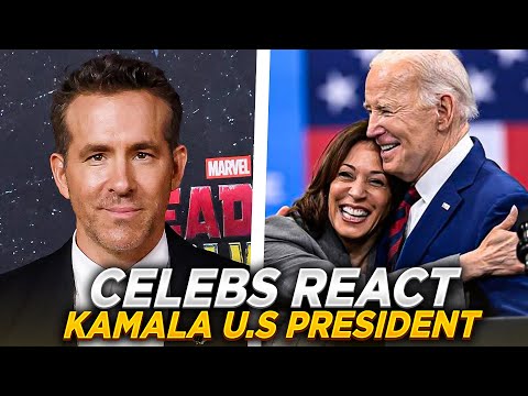 Top 10 Celebs React To Biden Endorsing Kamala For US  President