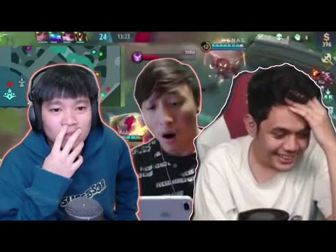 reaksi Jonathan liandi,aura,brandonken ketika di cambek musuh‼️