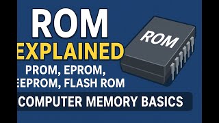 10  ROM Explained PROM, EPROM, EEPROM, Flash ROM  Computer Memory Basics