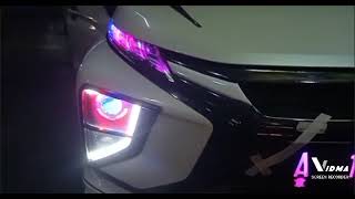 Headlamp Mitsubishi Xpander.Lampu Mitsubishi Xpander.Castem Lampu Mitsubishi Xpander Led Bar