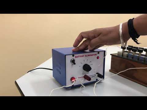 METRE BRIDGE: TO verify law of combination of resistanses in series using metre bridge.PRAKASH &MINI
