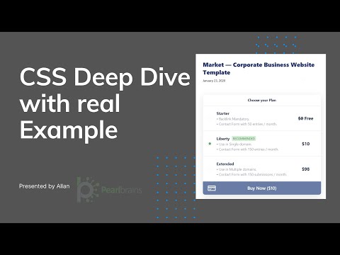 CSS Deep dive with real Example - Dev class #5