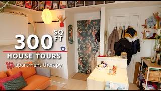 Tour a Micro-apartment in Downtown Toronto / 300 sq ft studio apartment tour #apartmenttherapy