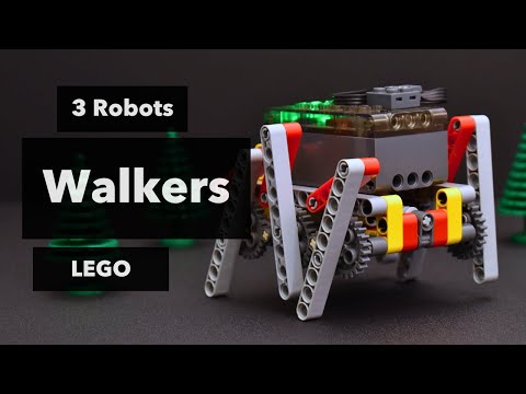 LEGO Technic Walking Robots (2-, 4- & 6-Leg)