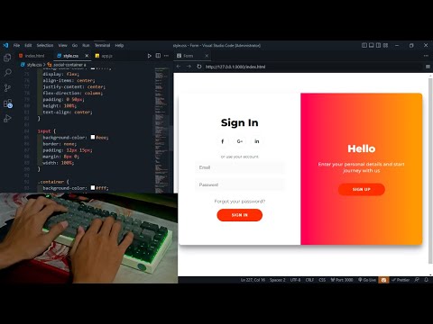 Asmr Programming - Form Login - No Talking