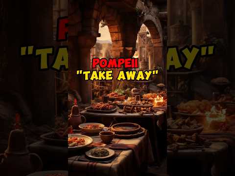 🏛️ Pompeii Takeaway: Ancient Roman Fast Food 🍕🏺 #shorts #pompeii