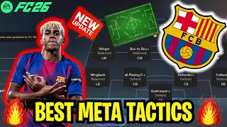 UPDATE BEST META TACTICS FC BARCELONA TO DOMINATE IN FC26