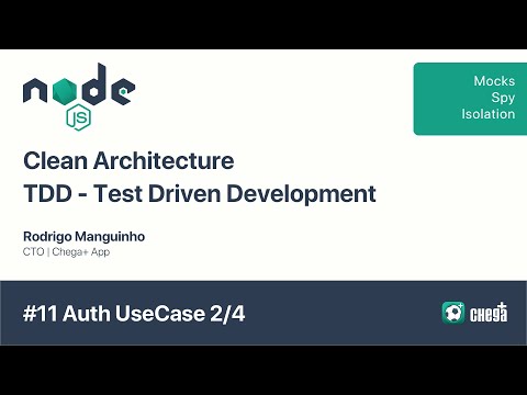 #11 API em NodeJS com Clean Architecture e TDD - Auth UseCase 2/4