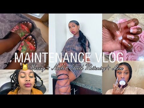MAINTENANCE VLOG| come to my appointments💕|waxing+teeth whitening ft. ZealSea