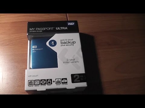 Unboxing Western Digital My Passport Ultra 2tb