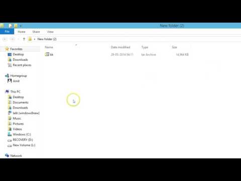 How to Extract  tar files on Windows