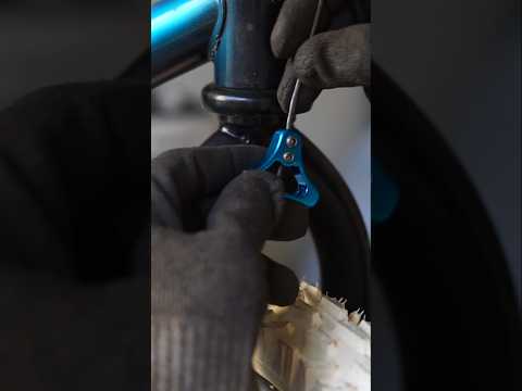 Blue tektro cantilever brake #bikebuild #restoration #asmr #asmrsounds #vintagebike #panasonic