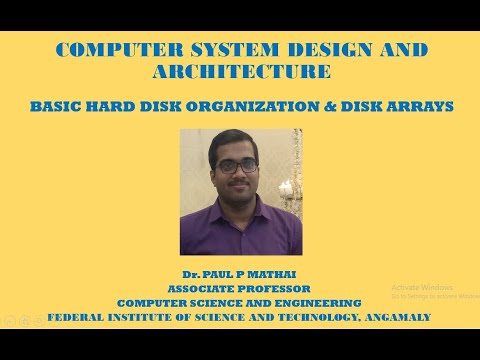 COMPUTER SYSTEM DESIGN & ARCHITECTURE (BASIC HARD DISK ORGANIZATION & DISK ARRAYS)