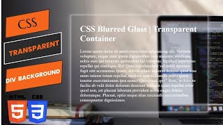 💻 Mastering CSS Transparency: How to Make Amazing Div Backgrounds