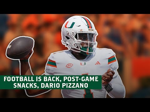Football and The U Are Back, Favorite Post-Game Snacks, Dario Pizzano, MS4MS
