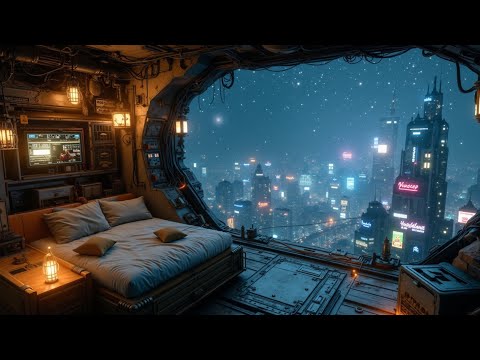 Cozy City Retreat: Ambient Lofi Rhythms for Smooth Chillhop & Nighttime Serenity.