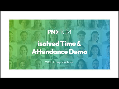 isolved Time & Attendance - Employee Experience Demo | Powered by PNI•HCM