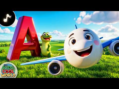 ABC Song | Educational ALPHABET song with animals, objects and names 🔤🎶