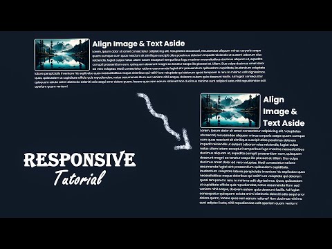 How to Align Image and Text Side by Side in HTML & CSS | SHADOW